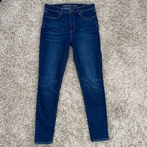 Super high rise AE skinny jeans